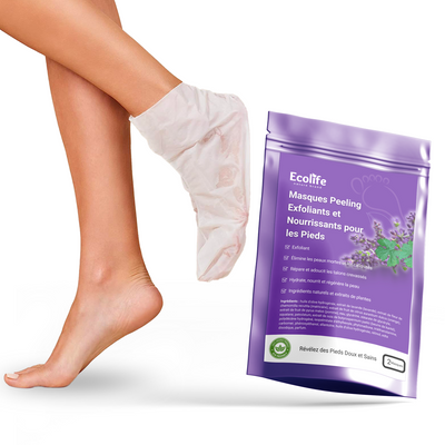 Masques peeling exfoliants et nourrissants pour les pieds